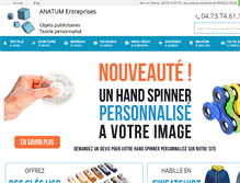 Tablet Screenshot of anatum-objet-publicitaire.com